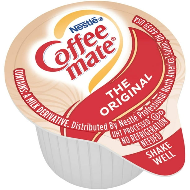 Nestle Coffee mate Coffee Creamer Liquid Creamer Singles, Original, 180  Count Box Pack of 180 Pack of 180