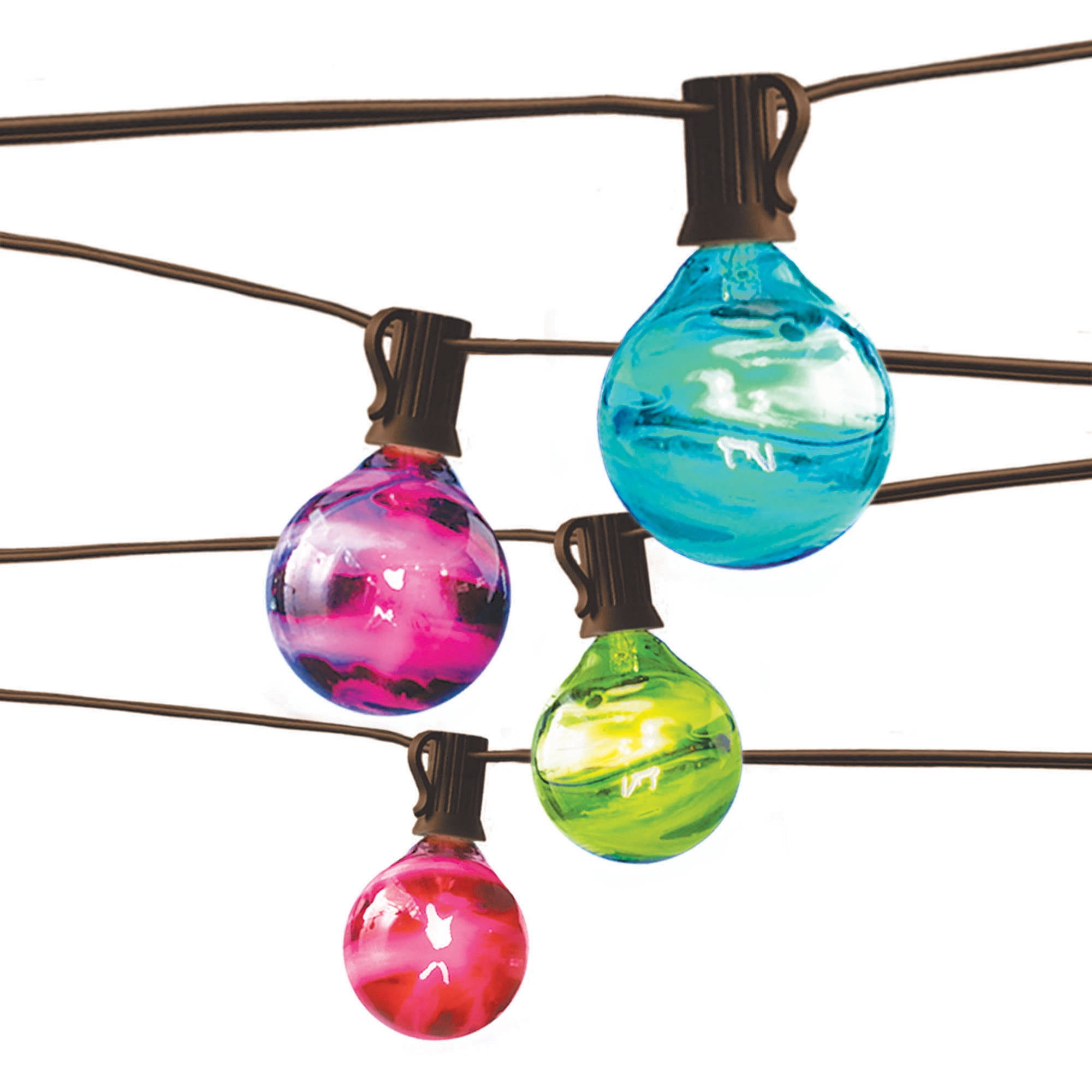 Better Homes and Gardens Marble Globe 10 Count String Light Set