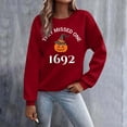 thumbnail image 4 of Chandail en Molleton Grande Taille, Chandail à Capuchon Imprimé Vache Western Vacances Graphique Chandail Chandail en Molleton Haut Confortable, Chandail en Molleton Col Rond Femmes, Taille : m, 4 of 5