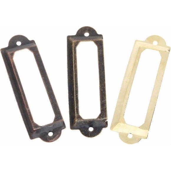 Cabinet Ware En Iron Label Pull Frame File H For Furniture Cabinet Er Box Case Bin )12p