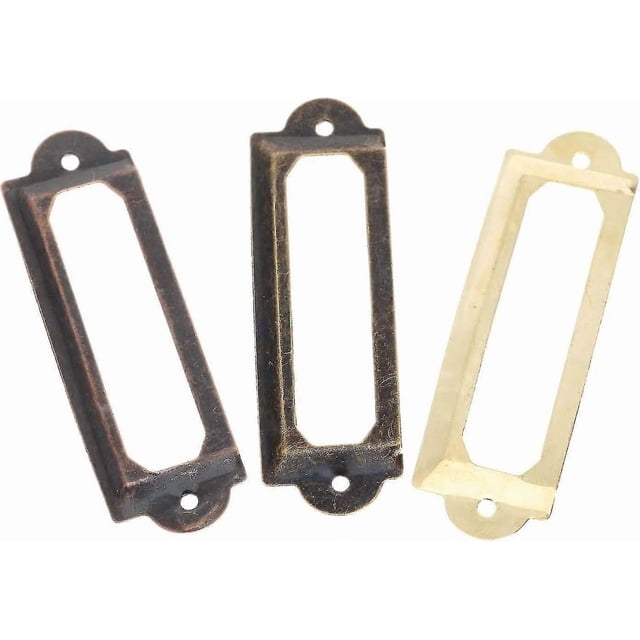 Cabinet Ware En Iron Label Pull Frame File H For Furniture Cabinet Er Box Case Bin )12p