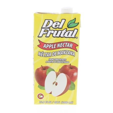 Del Frutal Apple Nectar Concentrate 1000ml - Concentrado de jugo de manzanna (Pack of 9)