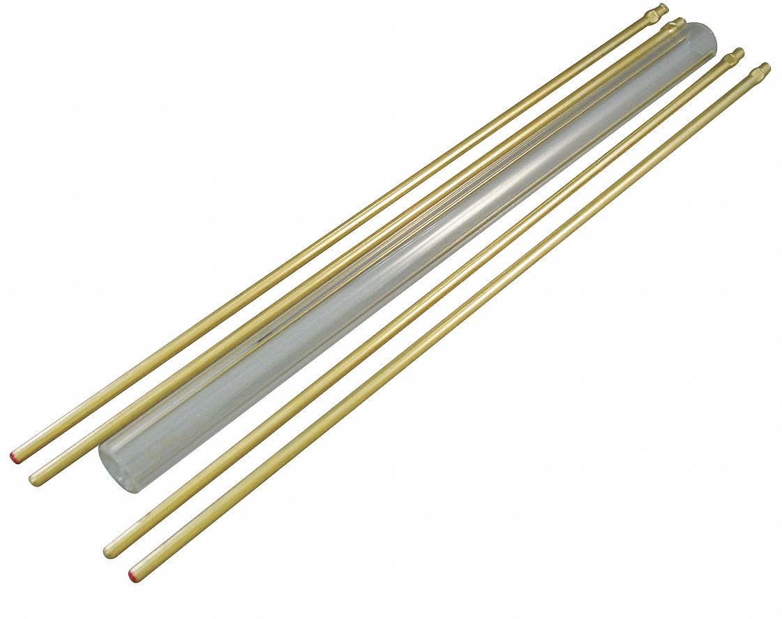 Penberthy Glass Rod Kit,Plain,5/8In Dia,26In L 1LG-26