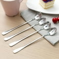 thumbnail image 3 of ACDANC Long Handle Spoon Stainless Steel Stirring Mixing Coffee Ice Cream Tea, 3 of 4