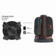 thumbnail image 4 of u4z DOBE TNS-3172 For Nintendo Switch 2 Joy-Con Controller 4-Slot B9s Charging Dock with Game Card S, 4 of 5
