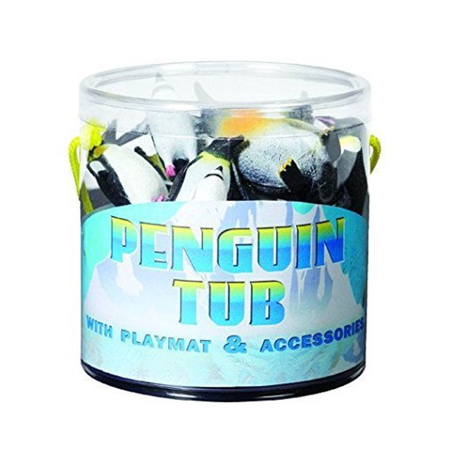 Figura de pingüino Toy WARM FUZZY para niños de más de 3 años, con tapete de juego WARM FUZZY Warm Fuzzy Toys
