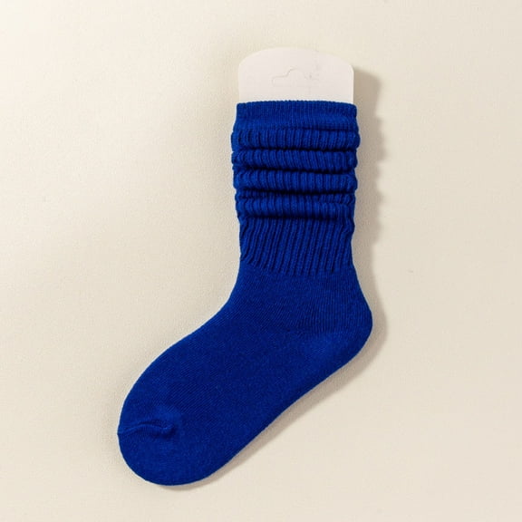 Wancir Children's Finest Combed Cotton Terry Lined Athletic Sports Crew Socks