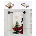 thumbnail image 7 of Christmas Snowman Bath Towels for Bathroom Set,Luxury Microfiber Towels Gifts for Women,Quick Dry Beach Kitchen Hand Hair Face Towel and Dish Washcloth,Green Golden Snowflake Xmas Tree Towels+Set, 7 of 7