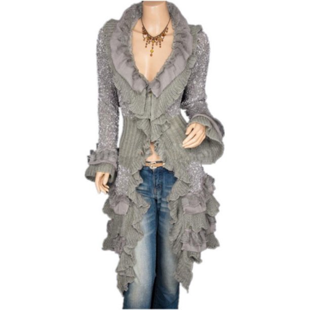 Abrigo renacentista Vintage para mujer, chaqueta de encaje victoriana, Steampunk, cuello levantado, vestido Medieval con cordones, traje, cárdigan de muñeca