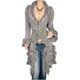 thumbnail image 1 of Abrigo renacentista Vintage para mujer, chaqueta de encaje victoriana, Steampunk, cuello levantado, vestido Medieval con cordones, traje, cárdigan de muñeca, 1 of 5