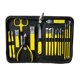 thumbnail image 1 of Set de manicura y cortaúñas para mujer y hombre, 18 en 1, kit de herramientas profesionales de acero inoxidable para el cuidado de la pedicura, cortador de uñas, tijeras, kit de aseo con estuche de v, 1 of 1