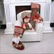 thumbnail image 3 of Kearding Lindo calcetín de Navidad pelusas portátil colgante Navidad reemplazo decorativo lavable elegante niños regalo bolsa de almacenamiento Kits de decoración para fiestas Animal Kearding HA069129-03, 3 of 6
