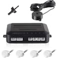 thumbnail image 1 of Car Reversing Sensor, Car Reversing Radar Auto Parking System with Bibi Buzzer Alarm and 4 Sensors - White Hy, 1 of 5