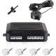 thumbnail image 1 of Car Reversing Sensor, Car Reversing Radar Auto Parking System with Bibi Buzzer Alarm and 4 Sensors - White Hy, 1 of 5