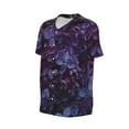thumbnail image 6 of Fotbe Lilac Baseball Jersey Shirt for Men and Women, Casual Short Sleeves Button Down T-Shirt-, 6 of 9