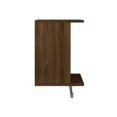 thumbnail image 5 of Rockefeller 2-Piece 20.8 Open Floating Hanging Closet with Shelf and Hanging Rod in Brown, 5 of 7