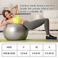 thumbnail image 4 of Loritta Ankle Socks for Women 6 Pairs Low Cut Black Athletic No Show Socks for Women Size 10-12, 6 Pairs, 4 of 7