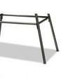 thumbnail image 3 of Bowery Hill Gray Upholstered Metal Bar Stoolss (Set of 2), 3 of 8