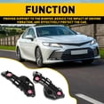 thumbnail image 2 of ARCADORA Front Bumper Bracket Left Right Black Plastic 52536-33060 52535-33060 Direct Replacement For Camry 2018-2021, 2 of 10