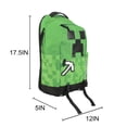 thumbnail image 2 of Minecraft Sac à Dos Vert Creeper & Pickax 17,5 Pouces, 2 of 7