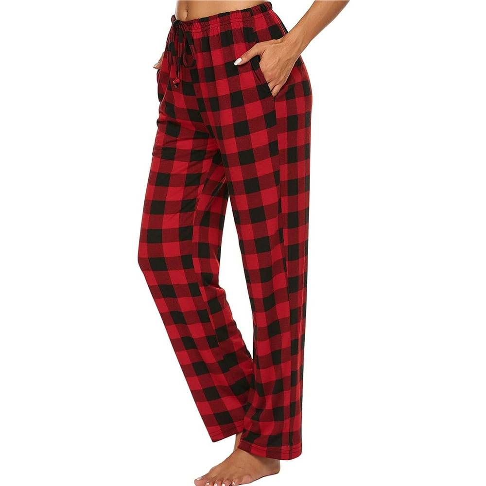buffalo plaid sweatpants