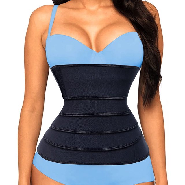 Entrenador de cintura para mujer Tummy Wrap Cintura Trimmer Belt Adelgazante Body Shaper Plus Size Namotu WMZY-762