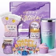 thumbnail image 1 of Cesta de regalo de spa MAYICIVO Relaxing Lavender para mujeres de cumpleaños, 1 of 9
