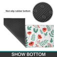 thumbnail image 6 of Pioneer Flower Floral Print Pattern Kitchen Rugs Sets Of 2, Anti Fatigue Non Slip Washable Floor Mats for Kitchen Sink Laundry, 17X30 Inch + 17X47 Inch, 6 of 6