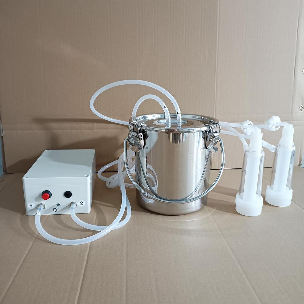 Flylapdo Goat Milker Machine Automatic Breast Pump Pulsating Vacuum Pump 3L Capacity Milk Machine For Efficient Dairy Operations judicious