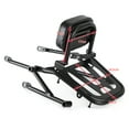 thumbnail image 3 of Passenger Sissy Bar Backrest Luggage Rack for Honda REBEL CMX500 CMX300 2017+, 3 of 9