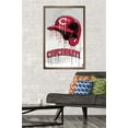 thumbnail image 2 of MLB Cincinnati Reds - Drip Helmet 22 Wall Poster, 22.375" x 34" Framed, 2 of 5
