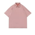 thumbnail image 2 of WREESH Men's Oversized Henley T-Shirt - Loose Fit Short Sleeve Solid Top, Drop Shoulder Design for Street Style & Layering, 2 of 5