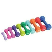CAP Barbell 5lb Neoprene Dipped Dumbbell, Purple, Single