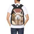 thumbnail image 4 of Easygdp Cute Alpaca in Daze Mochila de Gran Capacidad Minimalista Ideal para Escuela, Viajes y Uso Diario, 4 of 6