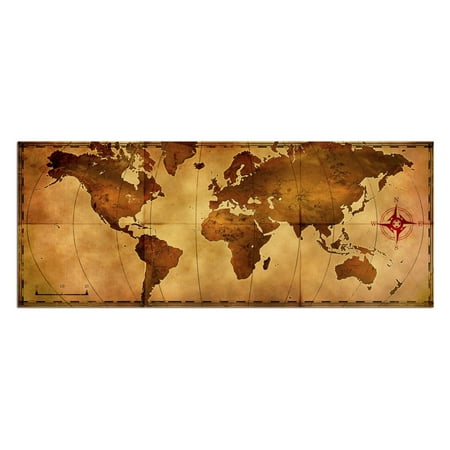 Metal Art Studio Old World Map Wall Art