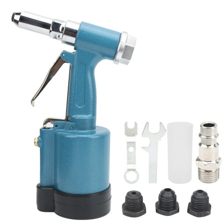 

Air Rivet Gun Industrial Grade 3Jaw Pneumatic Riveter Aviation Aluminum Hydraulic Structure BlueEuropean Style