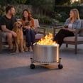 thumbnail image 2 of FEBTECH - Adjustable Fire Pit Stand for 15-27" Fire Pits | Powder Coated | Heavy Duty Rolling Stand for Solo Stove Ranger, Bonfire & Yukon for Camping and Patio, 2 of 9