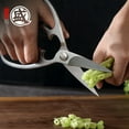 thumbnail image 3 of MITSUMOTO SAKARI Kitchen Scissors, 8 inch Japanese Stainless Steel Kitchen Shears Heavy Duty, 3 of 12