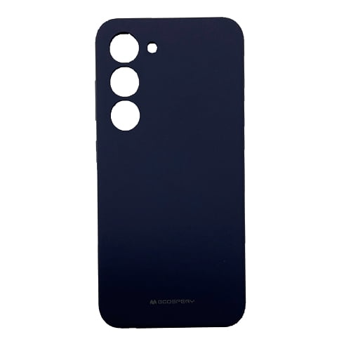 TopSave Goospery Liquid Silicone Gel Rubber Full Body Protection Cover Case For Samsung Galaxy S23 FE(6.4"), Navy Blue