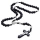thumbnail image 1 of COLLAR COLGANTE,Crucifijo de metal con de de de madera,Colgante de collar de cruz de oración cristiana católica, Religioso de Madera Collar Cadena con Yinane COLLAR COLGANTE, 1 of 8