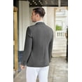 thumbnail image 3 of COOFANDY Men's Casual Knit Blazer Stretch Slim Fit Sport Coat Two Button Lightweight Suit Jackets, 3 of 10