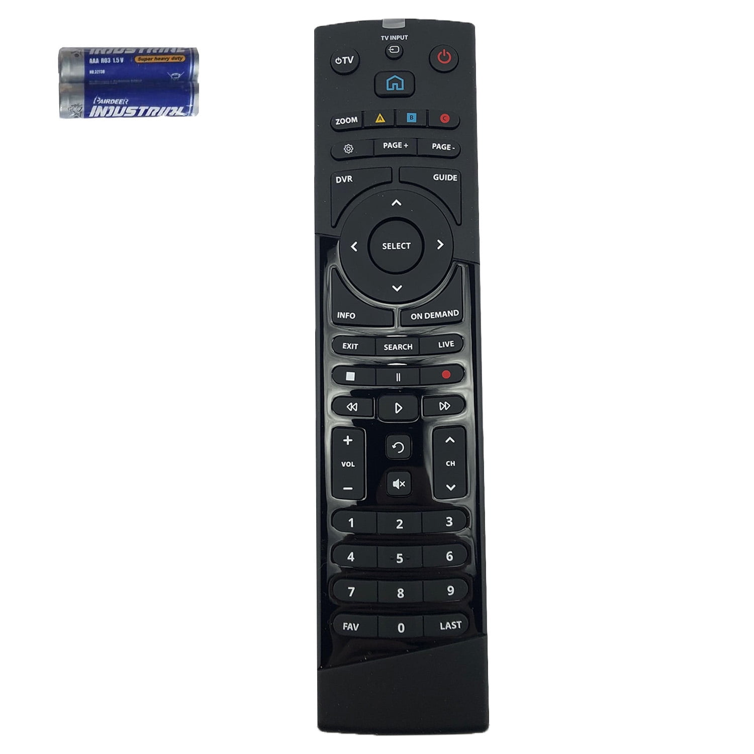 Brand New Optimum Cablevision Remote Control DVR W/ Batteries