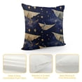 thumbnail image 4 of Throw Pillow Covers Home Decor Set  Pillow Cases Decorative Inches Outdoor Cushion Couch Sofa Pillowcases Moon Moth Butterfly Vintage Space Retro, 4 of 5