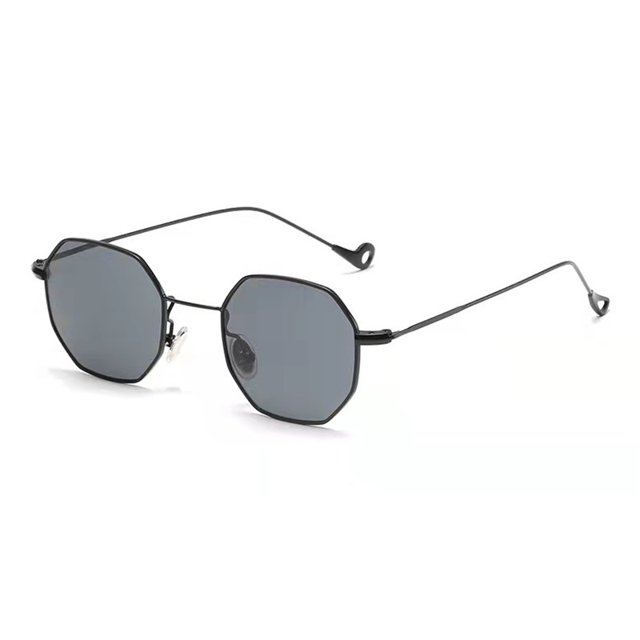 Gafas de sol cuadradas pequeñas para mujer, gafas de sol planas de calle de moda para hombre, gafas de sol de ocho lados