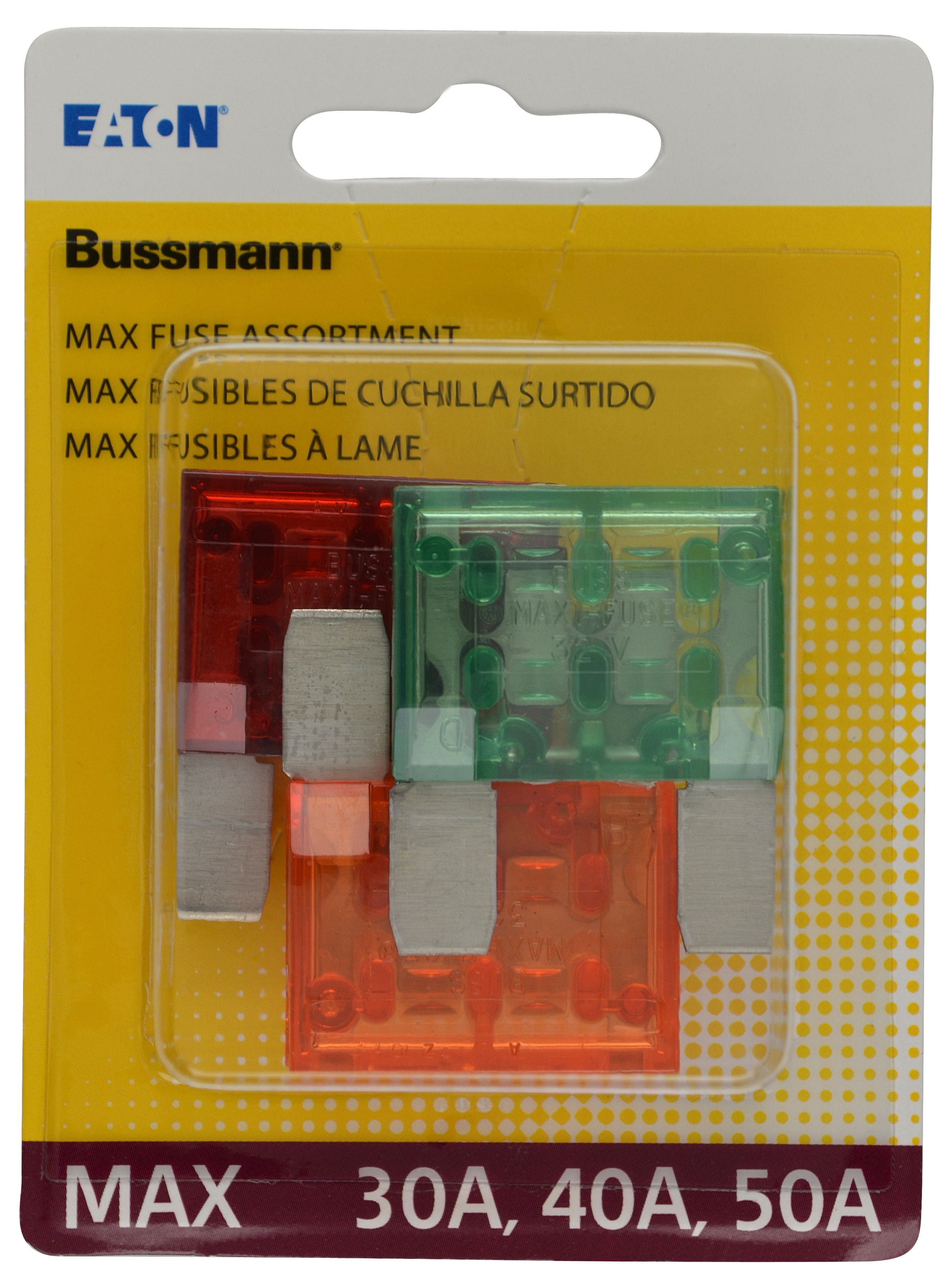 Bussmann Series 3 Count Maxi Fuse Automotive Assortment Pack, BP/MAX-A3-RP