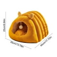 thumbnail image 3 of geerera Cat Beds for Indoor Cats, Removable Washable Cat Cave for Puppy Kitty Small Dog Bed Faux Fur Super Soft Calming Sleeping Pet Bed, 3 of 6