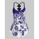 thumbnail image 1 of Tamaño de talla grande Flower Bowknot Top de doble correa Rosegal  Camisetas sin mangas de talla grande, 1 of 5