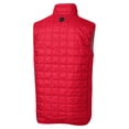 thumbnail image 3 of Men's Cutter & Buck Red Tampa Bay Buccaneers Rainier PrimaLoft Eco Insulated Full-Zip Puffer Vest, 3 of 3