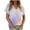 Multicolor Tops for Women _l, variant on Women's Tops Dressy Casual Vintage Comfy Casual Shirts Fashion 2024 Gradient Color Short Sleeve Tunic Tops for Lady Loose Fit Flowy Summer Clothes for Teen Girls V Neck Blouse Multicolor T Shirts S