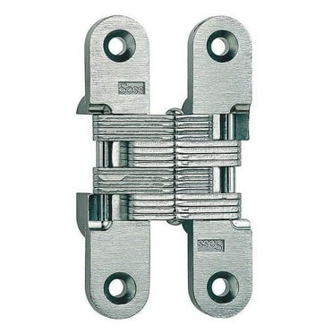 SOSS 212US4 3/4" W x 3-3/4" H Satin Brass Concealed Hinge